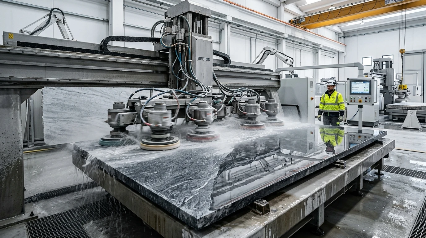 Natural Stone Planetary Grinding and Polishing Machine