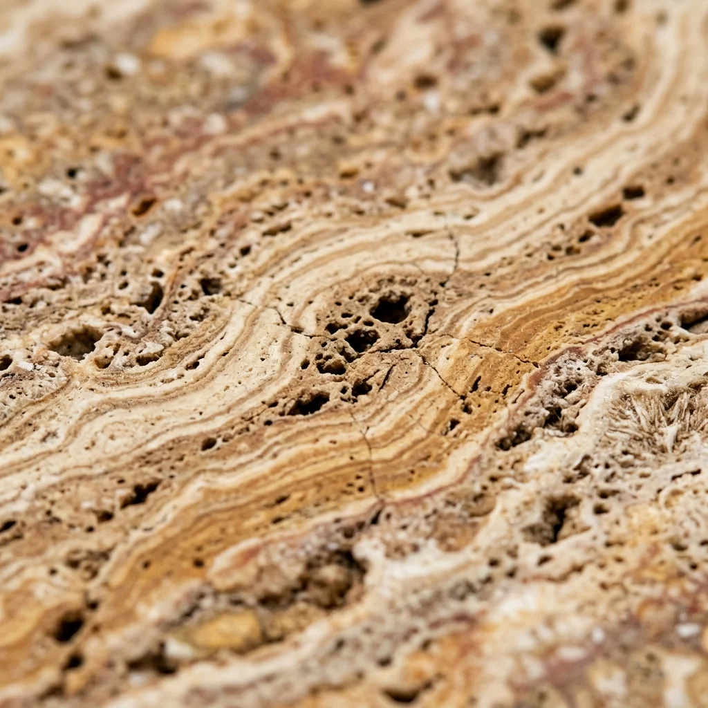 Travertine Banded Texture