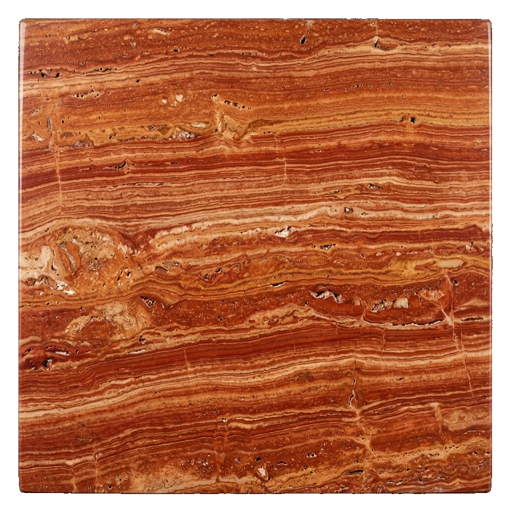 Premium Azarshahr Red Travertine Slabs & Tiles | Export Grade | SherkatStone