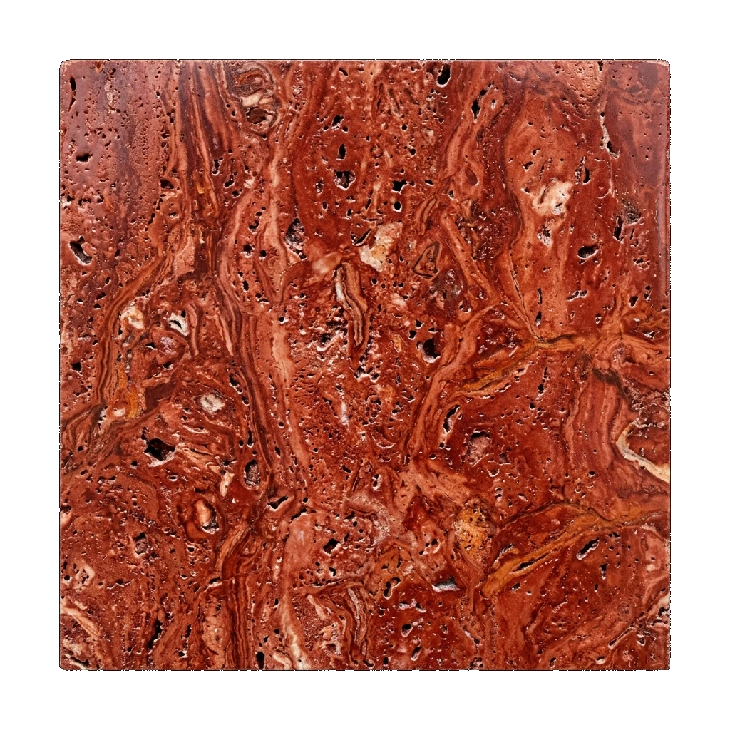 Premium Azarshahr Red Travertine Slabs & Tiles | Export Grade | SherkatStone 2