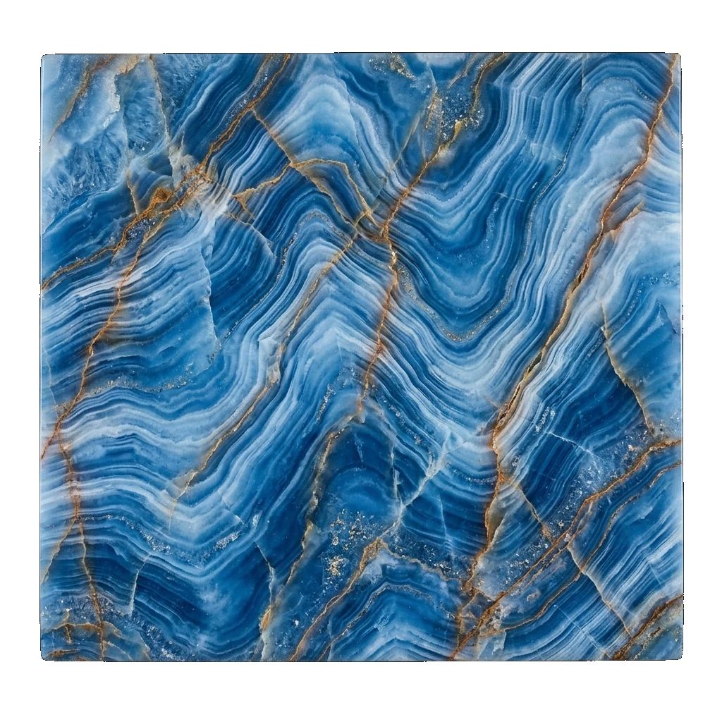 Premium Blue Onyx Slabs & Blocks | Backlit Grade | SherkatStone 2