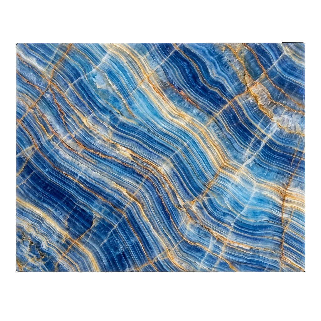 Premium Blue Onyx Slabs & Blocks | Backlit Grade | SherkatStone 3