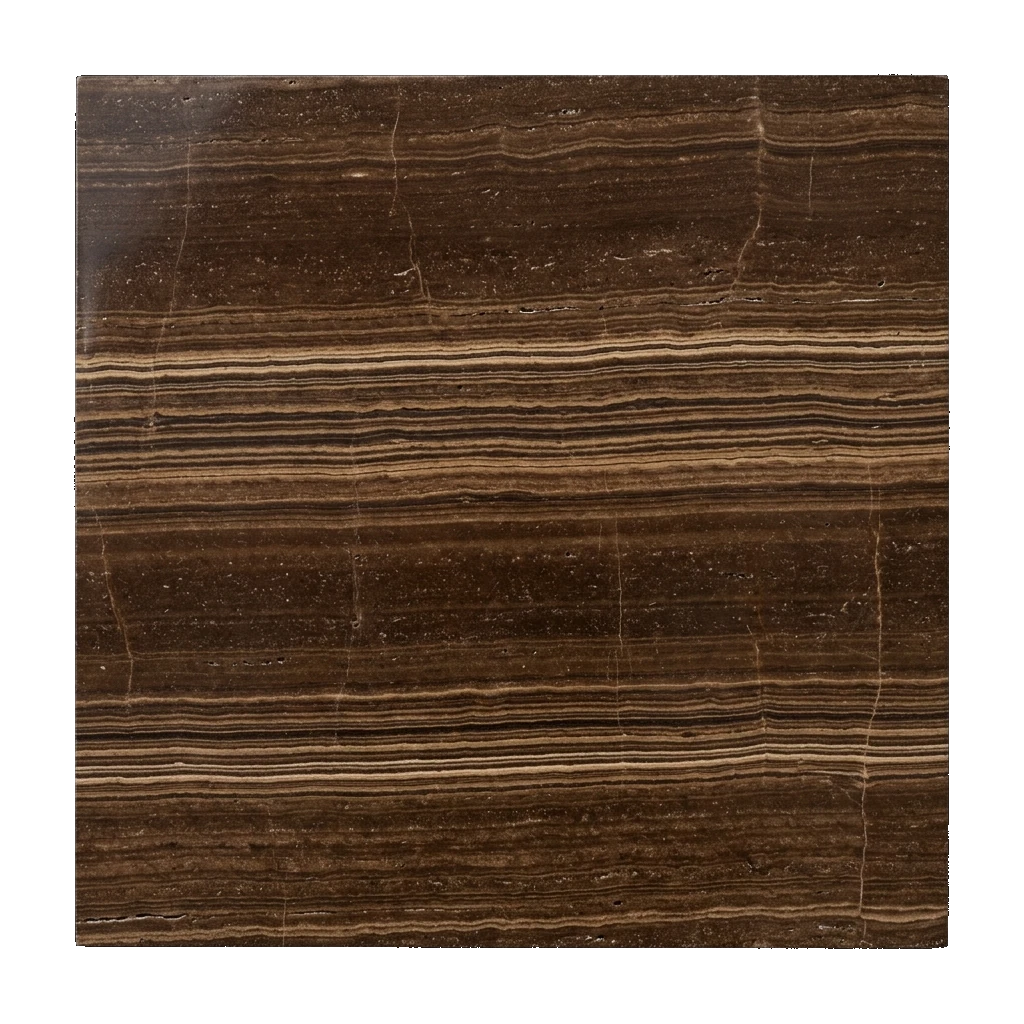 Premium Yazd Chocolate Travertine Slabs & Tiles | Export Grade | SherkatStone