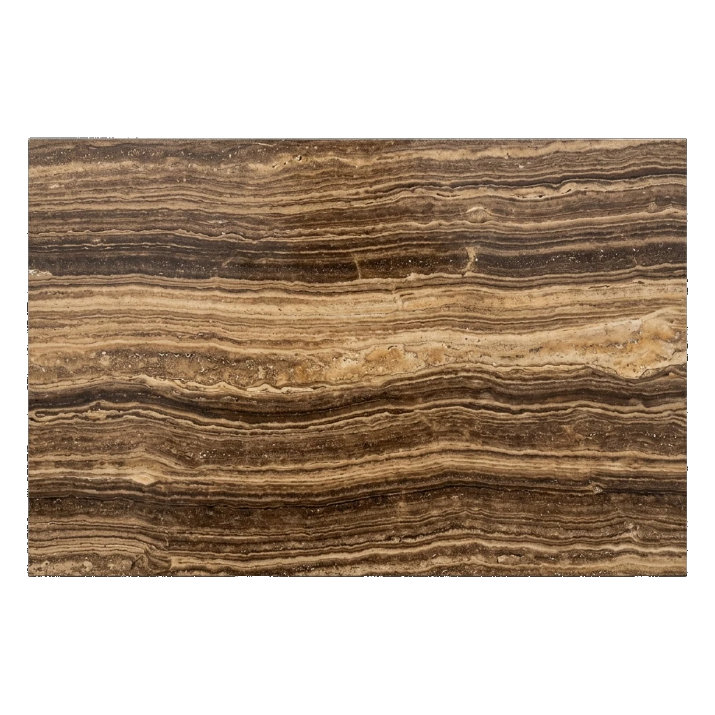 Premium Yazd Chocolate Travertine Slabs & Tiles | Export Grade | SherkatStone 3